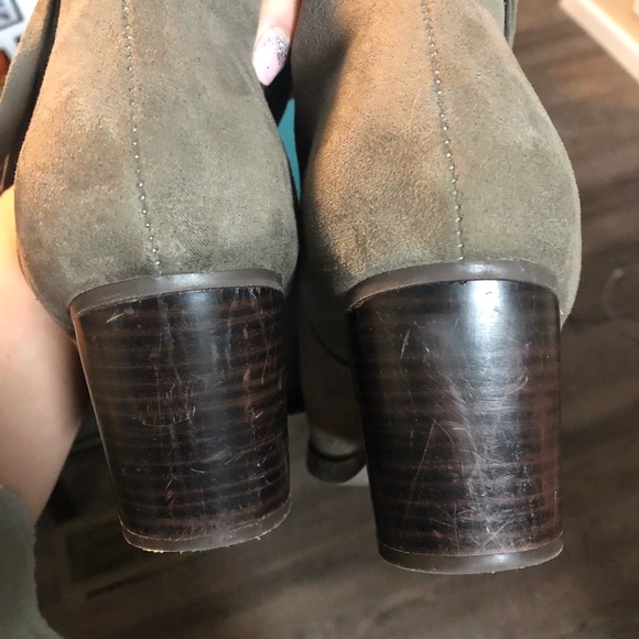 Grey Suede Booties - Picture 6 of 8